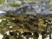 Mont Sainte-Victoire,Seen from Les Lauves Paul Cezanne